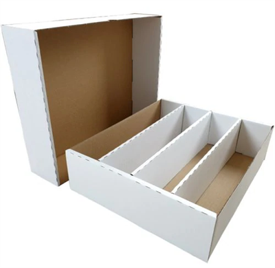 Cardbox / Fold-out Box with Lid for Storage of Cards