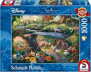 Puzzle 1000 PCs - Kinkade Disney: Alice in Wonderland