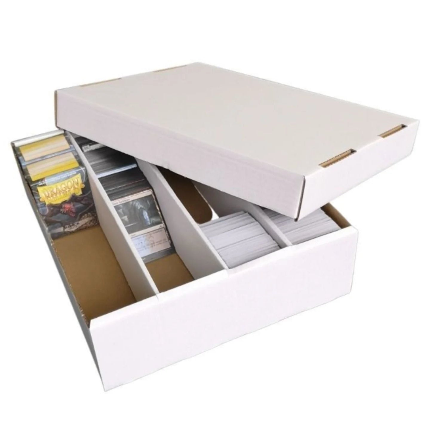 Cardbox / Fold-out Box with Lid for Storage of Cards