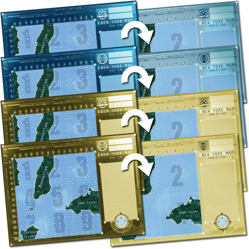 Box cover for Captain Sonar: New York Map