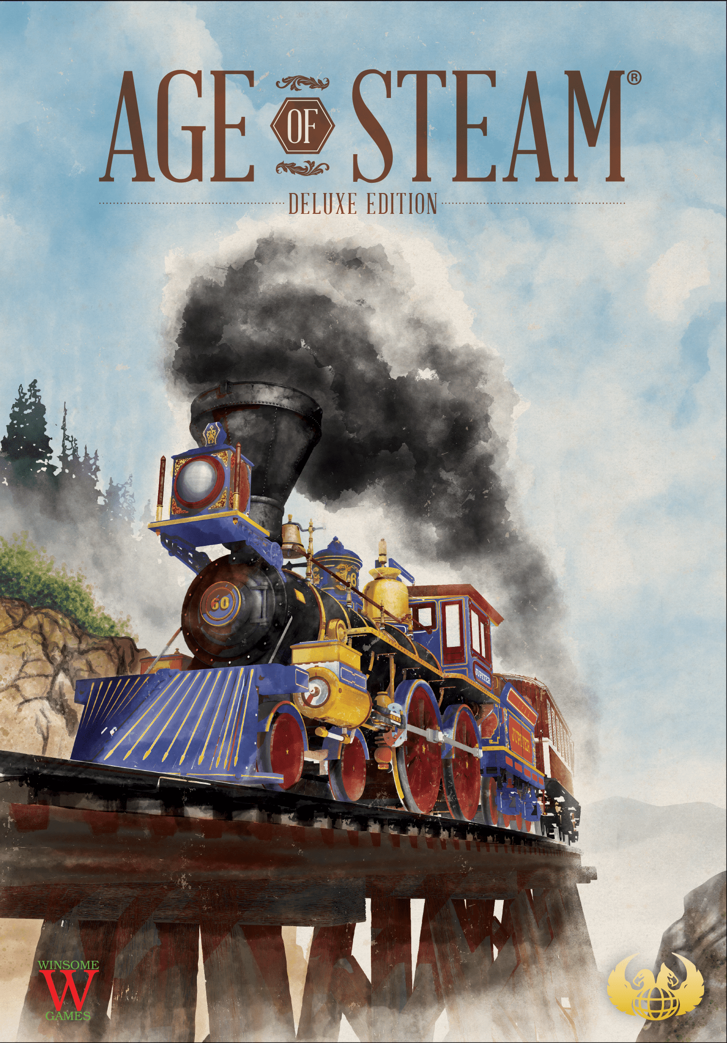 Box cover for Age of Steam: Deluxe Edition
