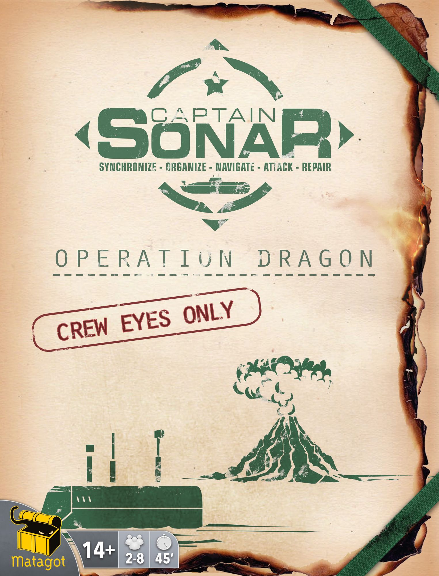 Box cover for Captain Sonar: Operation Dragon