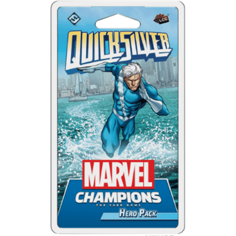 Box cover for Marvel Champions: The Card Game - Quicksilver Hero Pack