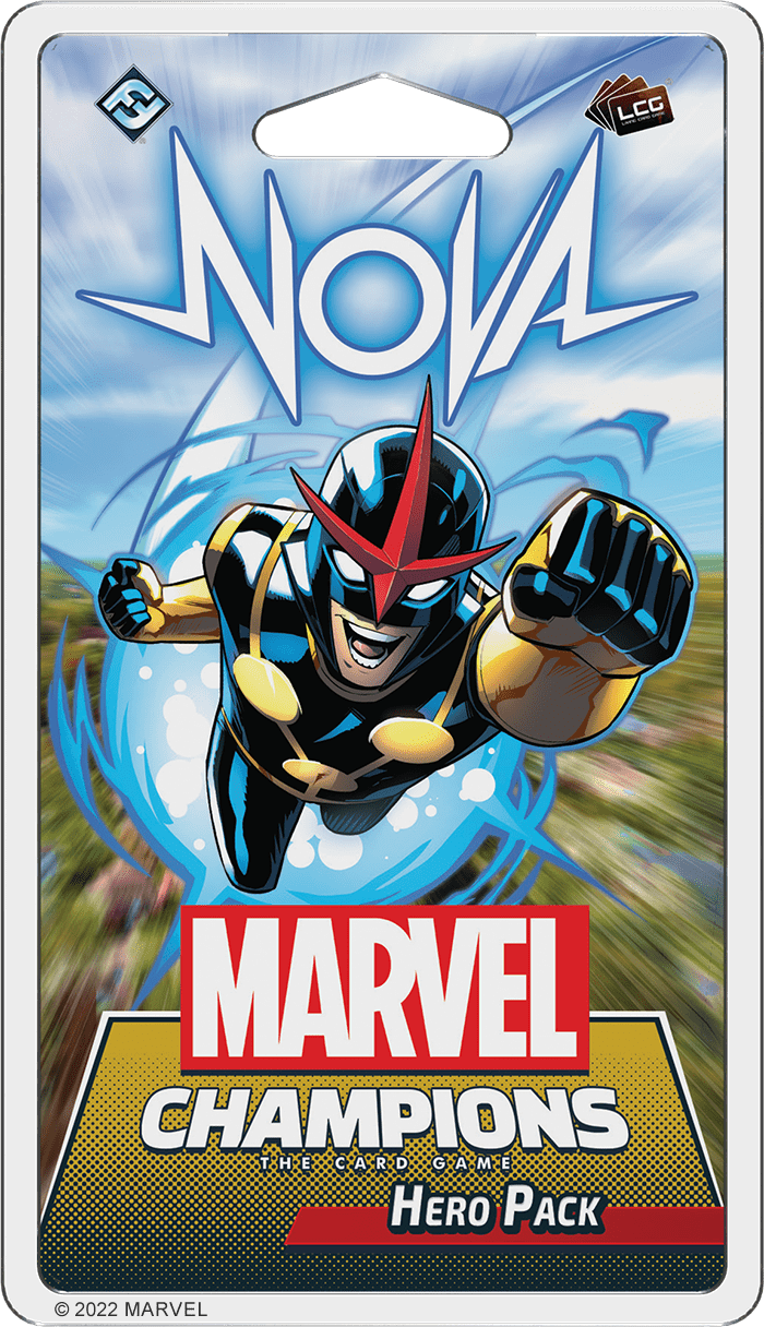 Box cover for Marvel Champions: The Card Game - Nova Hero Pack