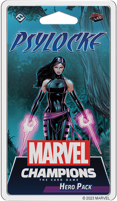 Box cover for Marvel Champions: The Card Game - Psylocke Hero Pack