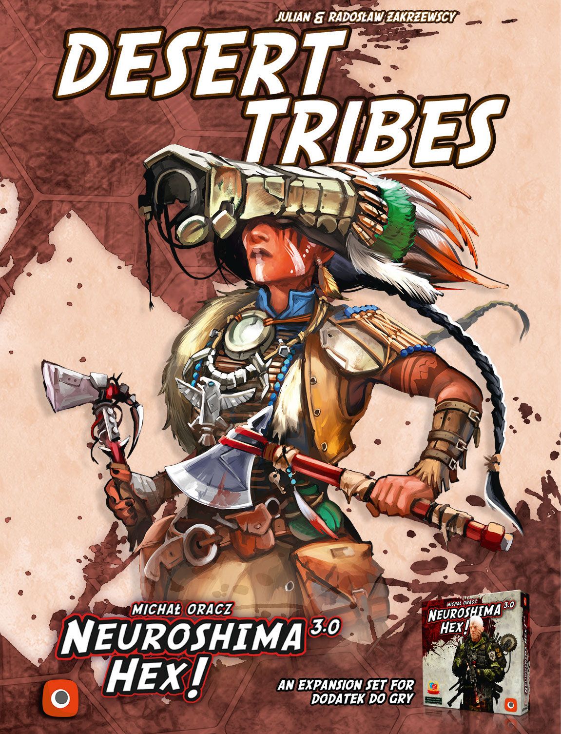 Box cover for Neuroshima Hex! 3.0: Desert Tribes