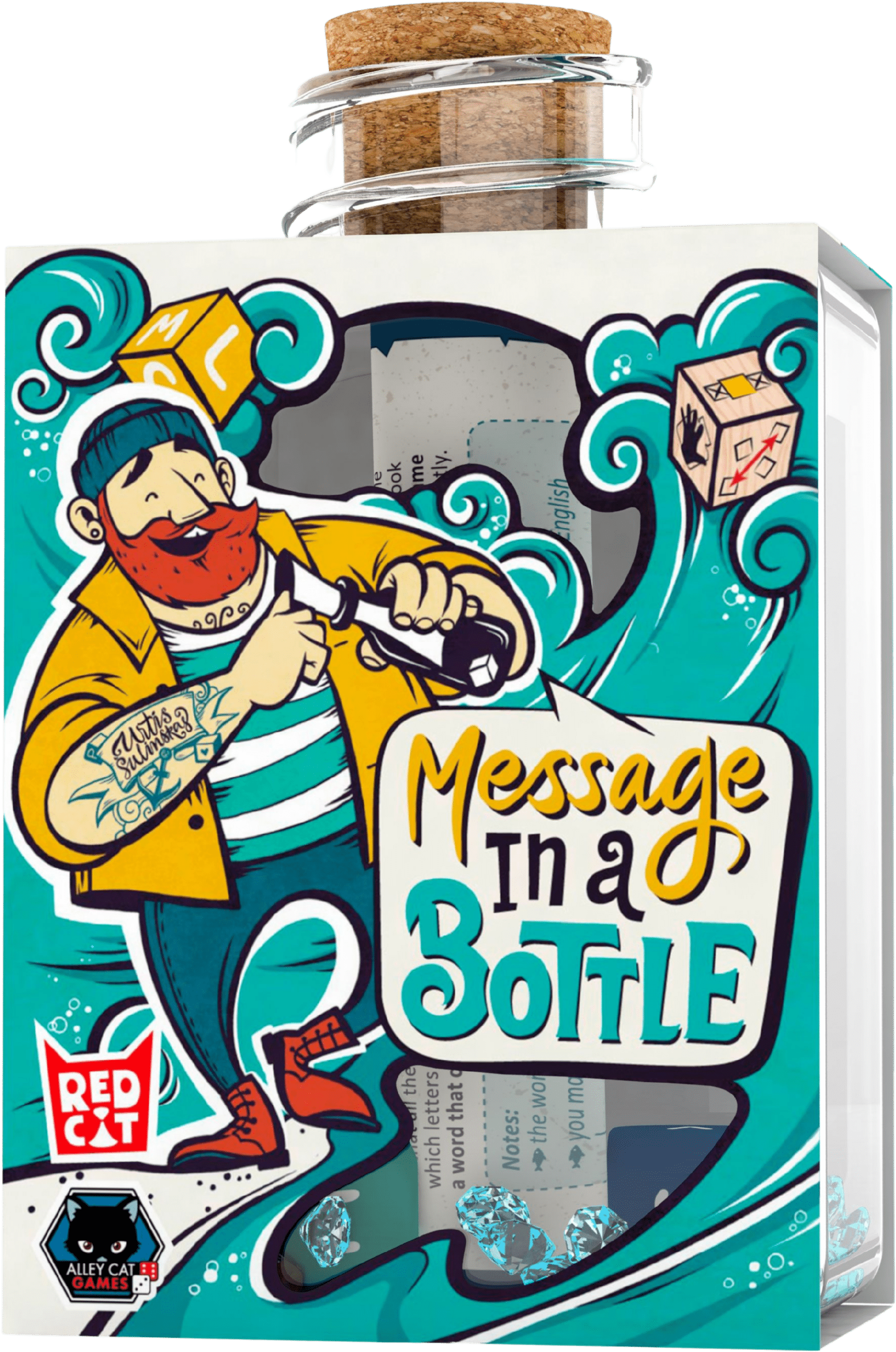 Box cover for Message in a Bottle