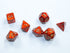 Chessex Scarab Mini-Polyhedral Scarlet/Gold 7-Die Set