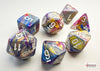 Chessex Festive Mini-Polyhedral Carousel/White 7-Die Set