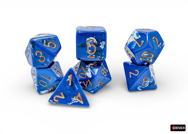 Chessex Brush Polyhedral 7-Die Set