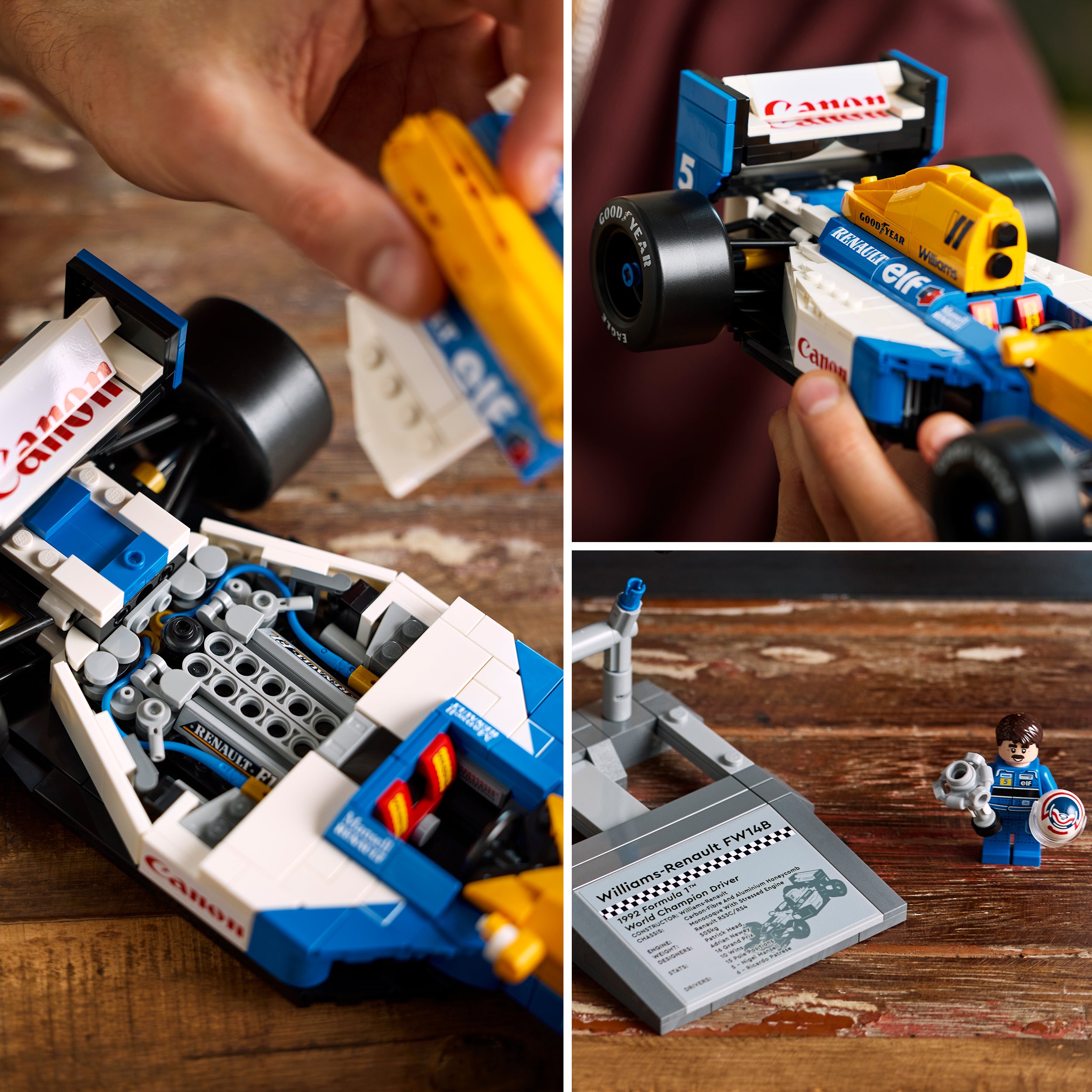 LEGO® 10353 Williams Racing FW14B & Nigel Mansell