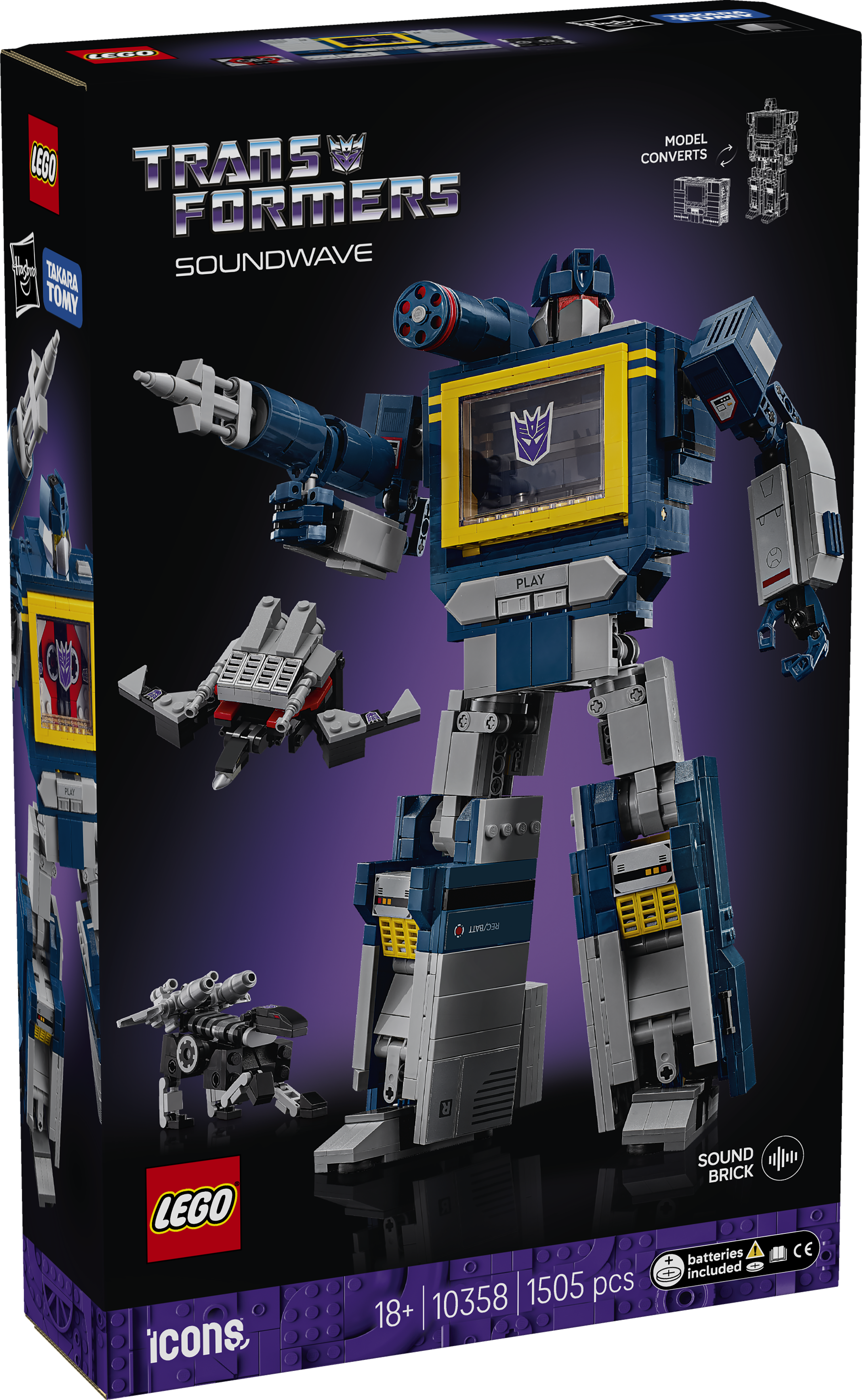 LEGO® 10358 Transformers: Soundwave