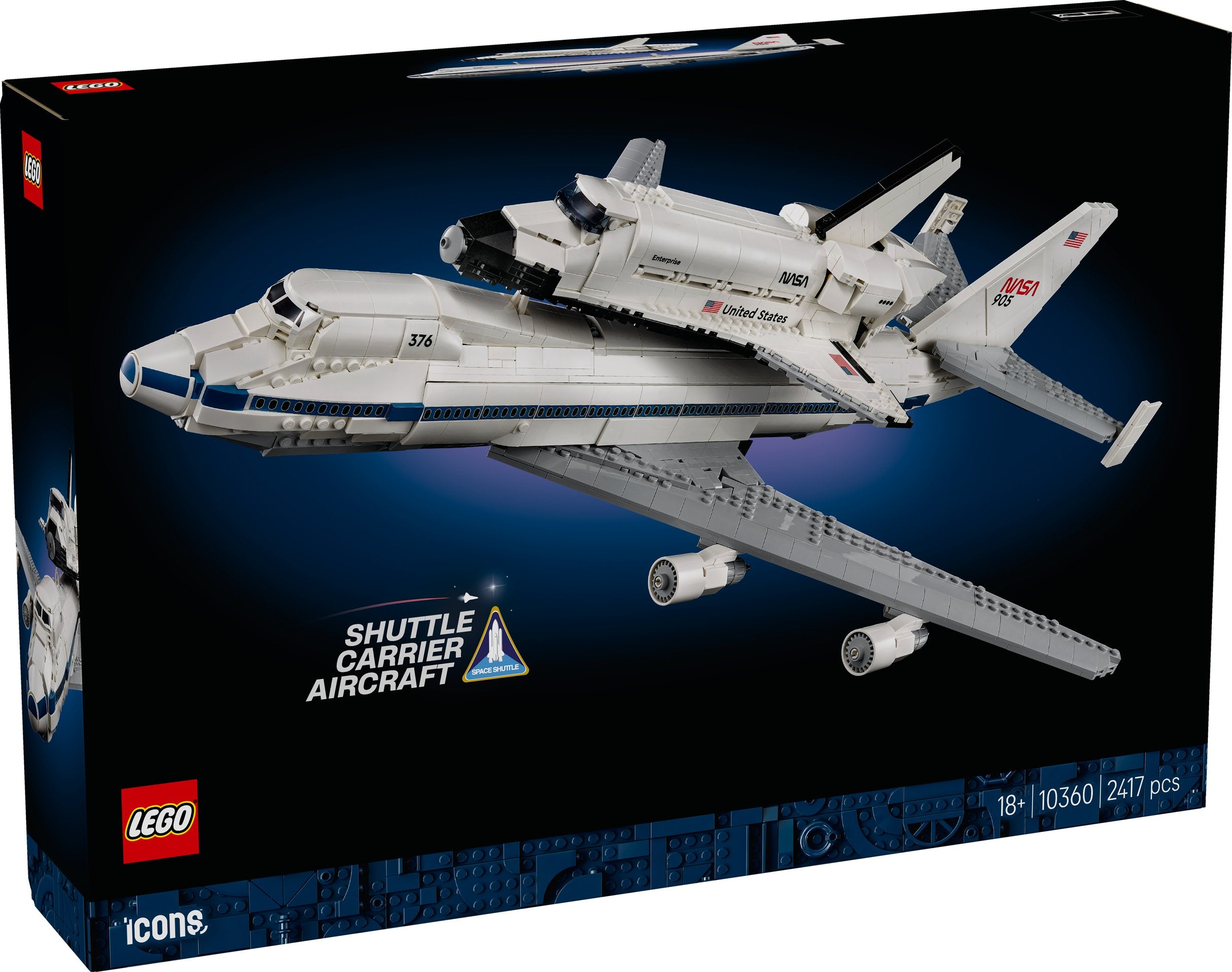 LEGO® 10360 Shuttle Carrier Aircraft