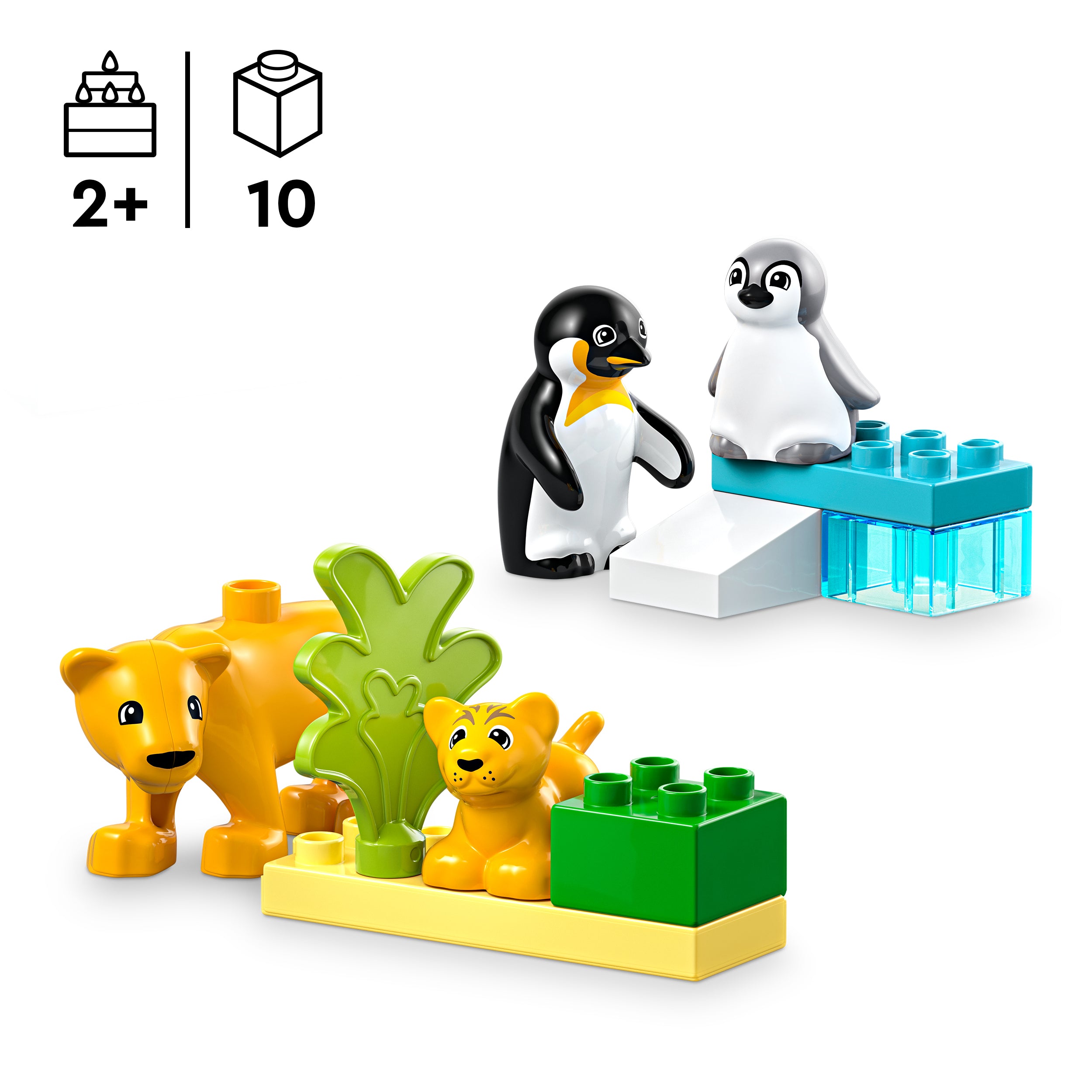 LEGO® 10442 Wild Animal Families: Penguins & Lions
