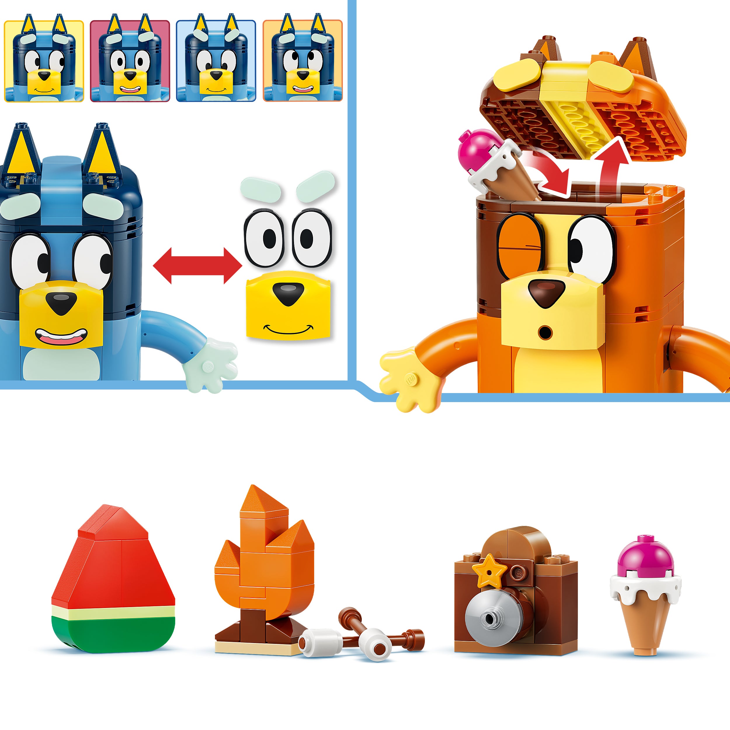 LEGO® 11217 Brick-Built Bluey Family