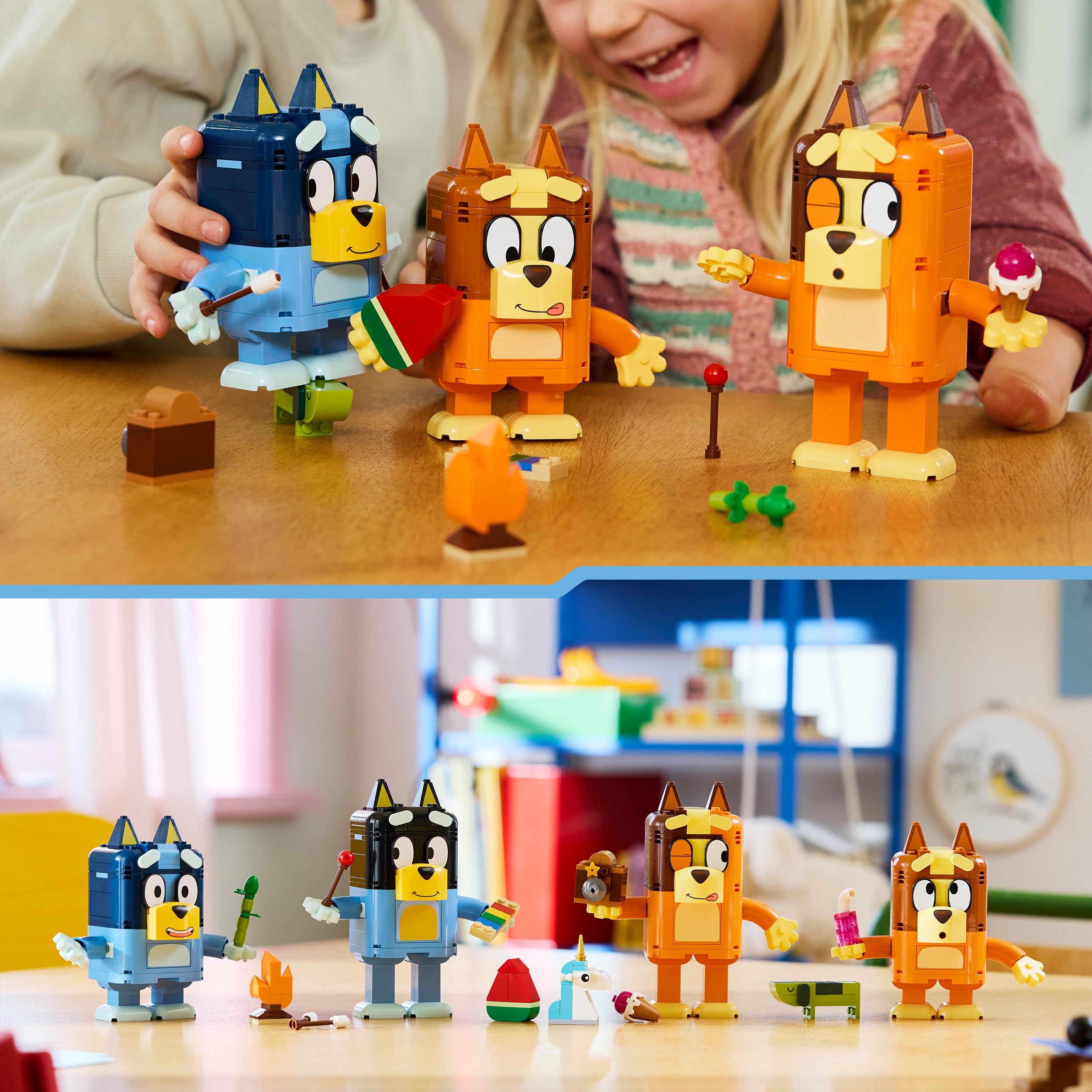 LEGO® 11217 Brick-Built Bluey Family
