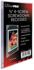 1/4" Screwdown Recessed Card Holder