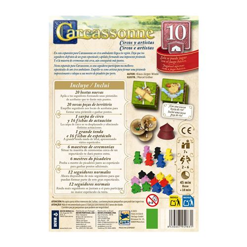 Carcassonne: Expansão 10 - Circos e Artistas