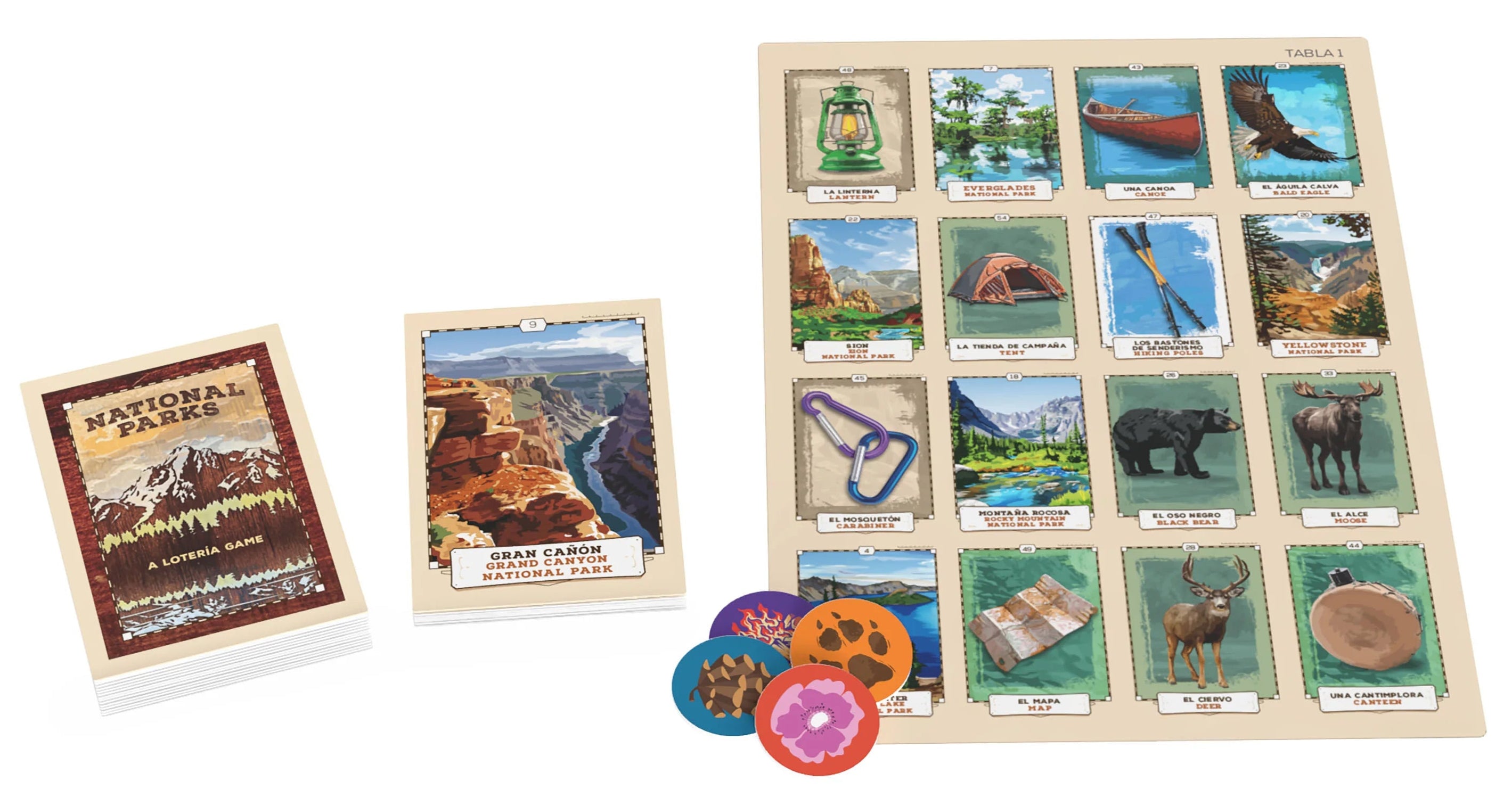 National Parks: A Loteria Game