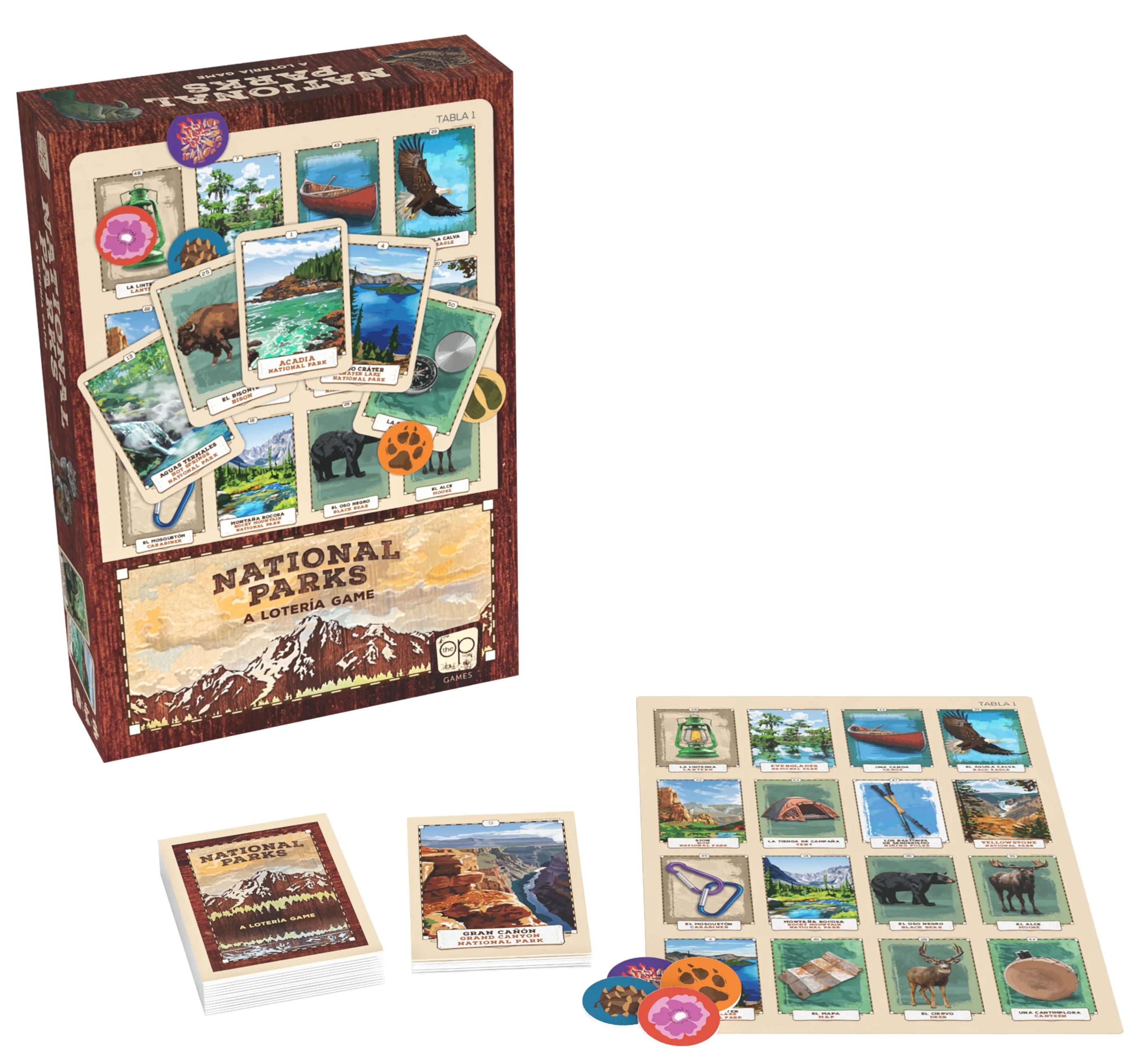 National Parks: A Loteria Game