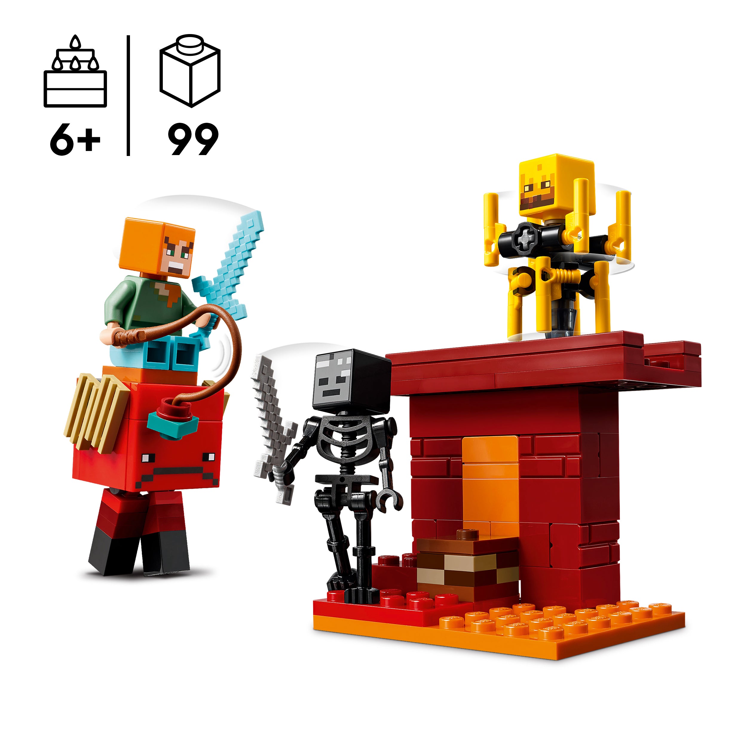 LEGO® 21266 The Nether Lava Battle