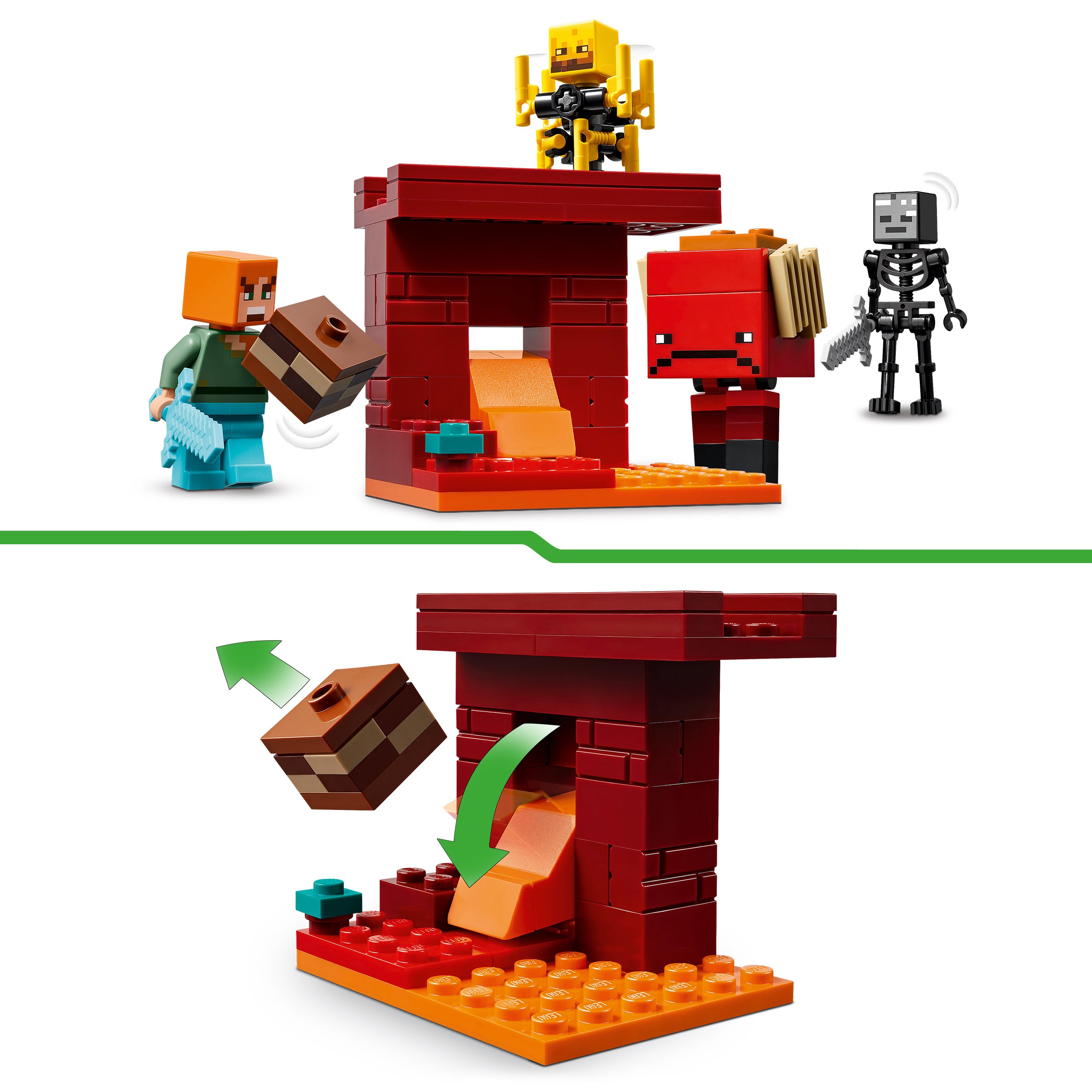LEGO® 21266 The Nether Lava Battle