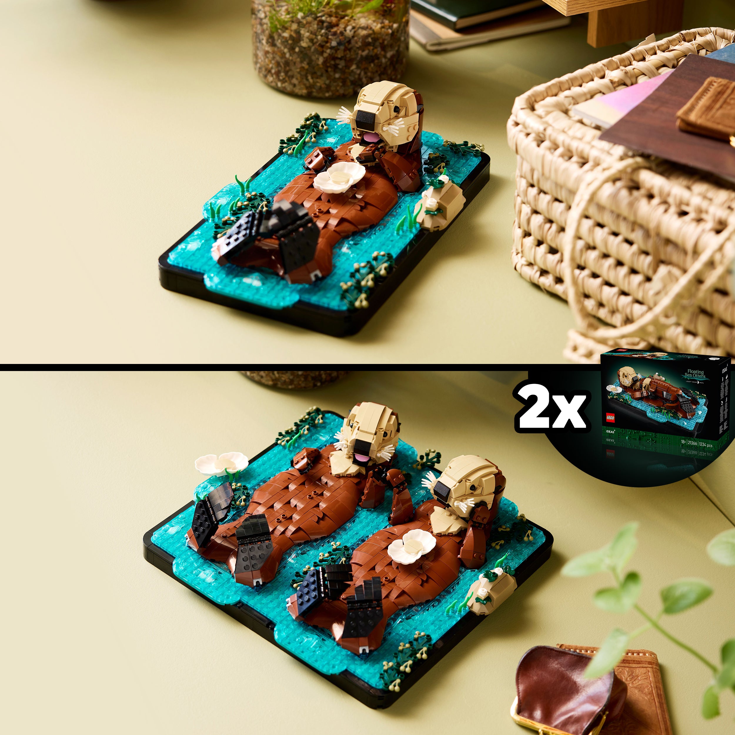 LEGO® 21366 Floating Sea Otters