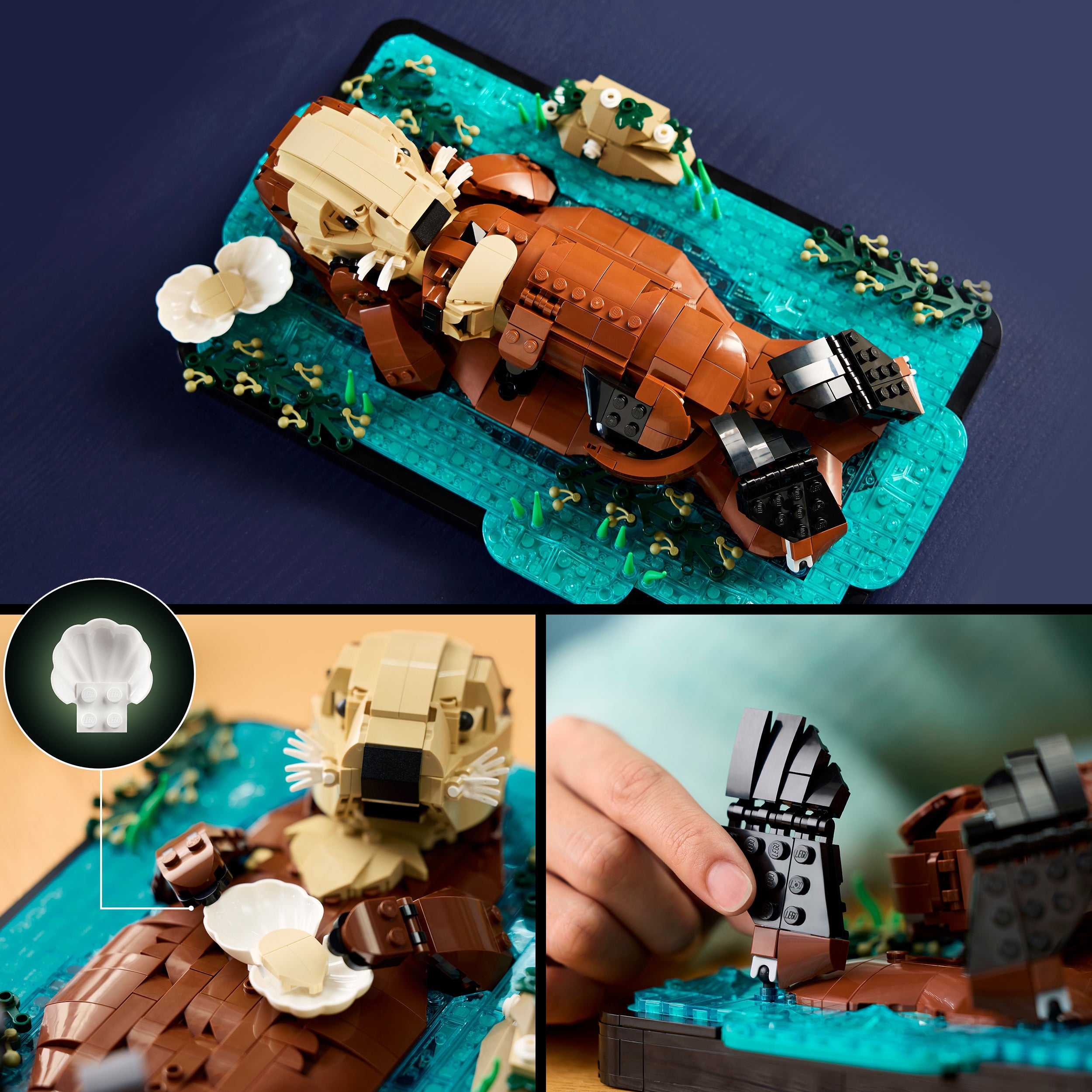 LEGO® 21366 Floating Sea Otters