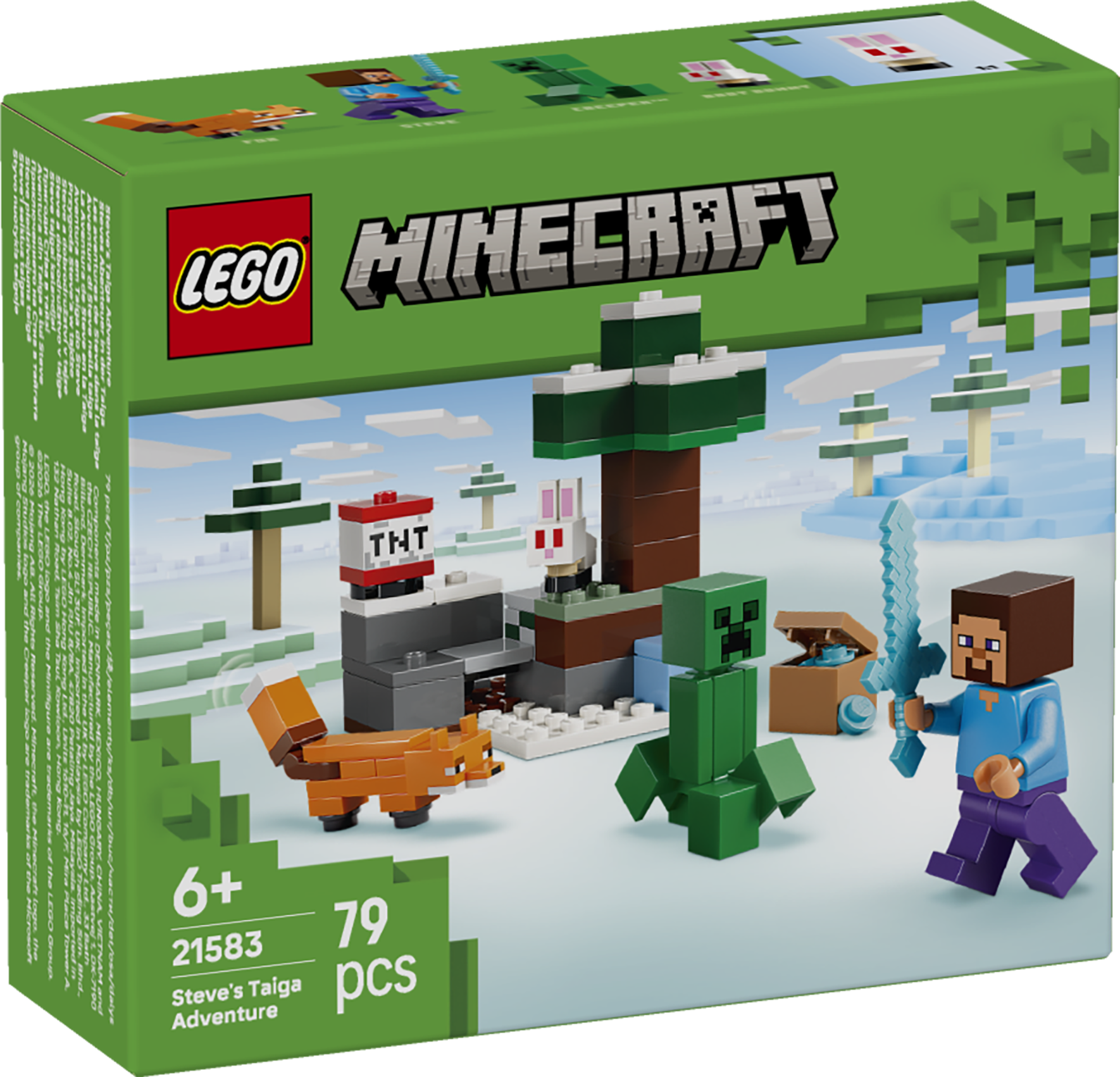 LEGO® 21583 Steve's Taiga Adventure