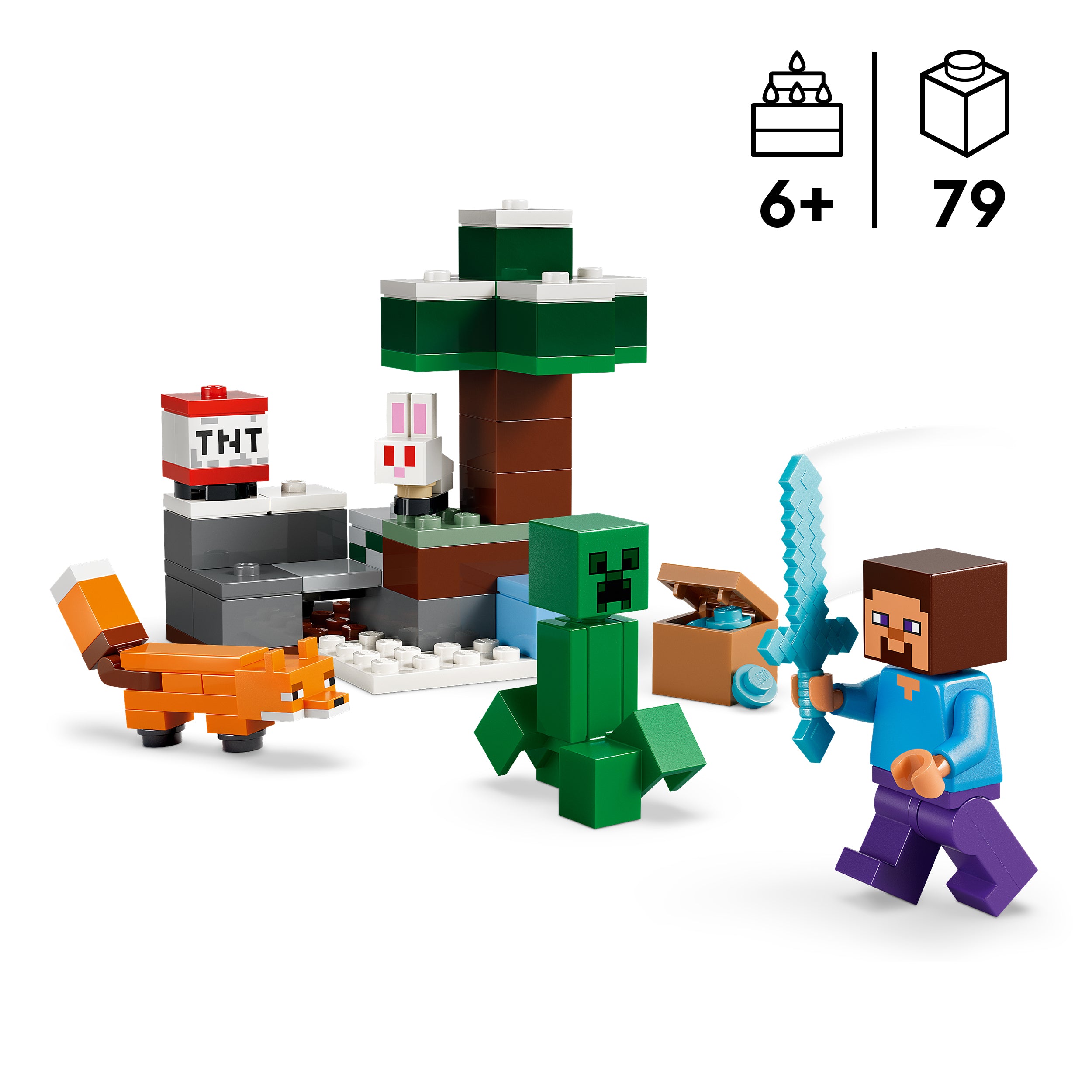 LEGO® 21583 Steve's Taiga Adventure