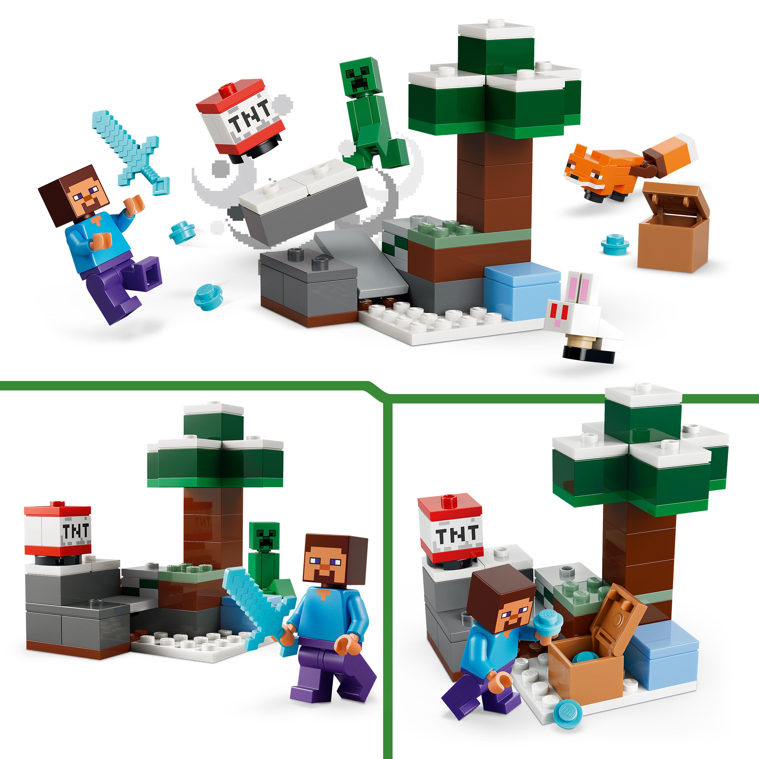 LEGO® 21583 Steve's Taiga Adventure