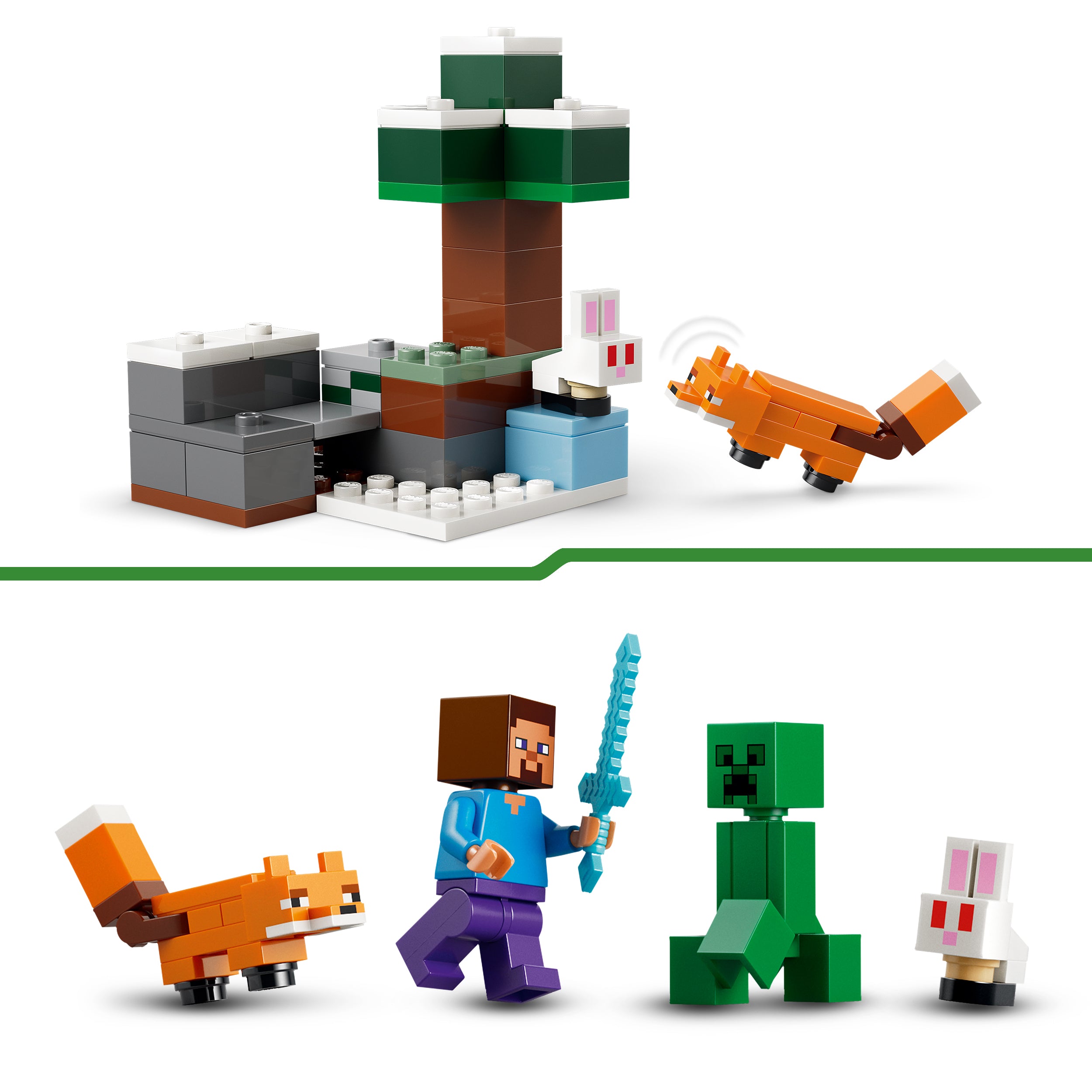 LEGO® 21583 Steve's Taiga Adventure