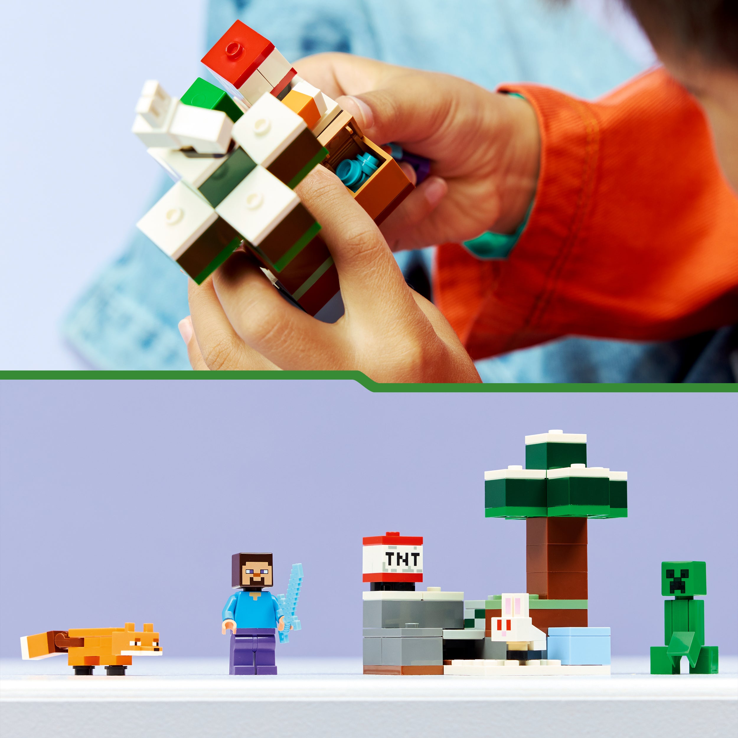 LEGO® 21583 Steve's Taiga Adventure