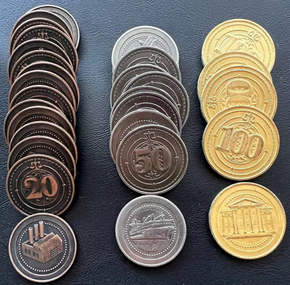 Industrial Metal Coin Set