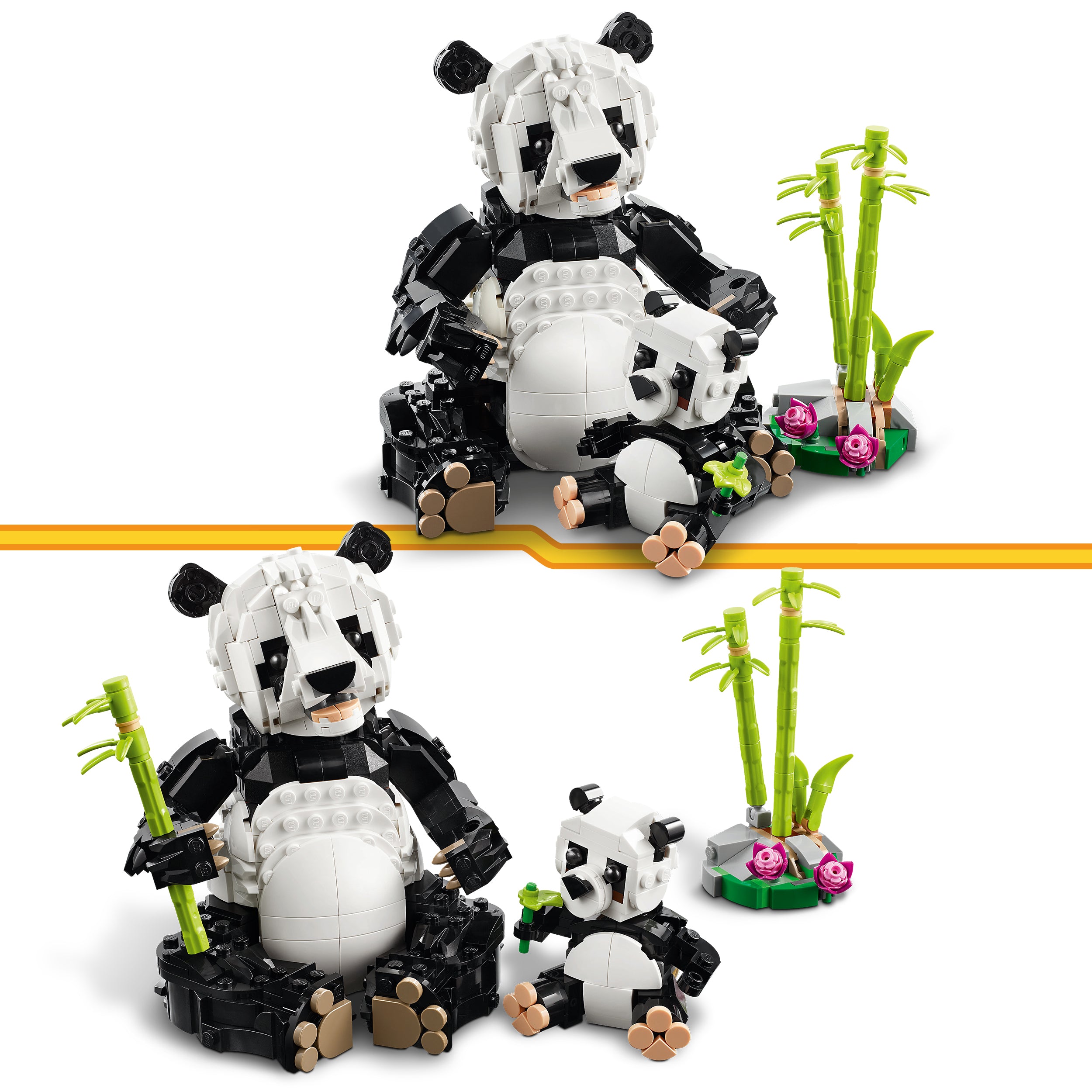 LEGO® 31165 Wild Animals: Panda Family