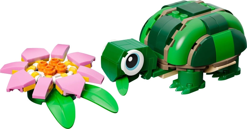Turtle with a Water Lily (31377)