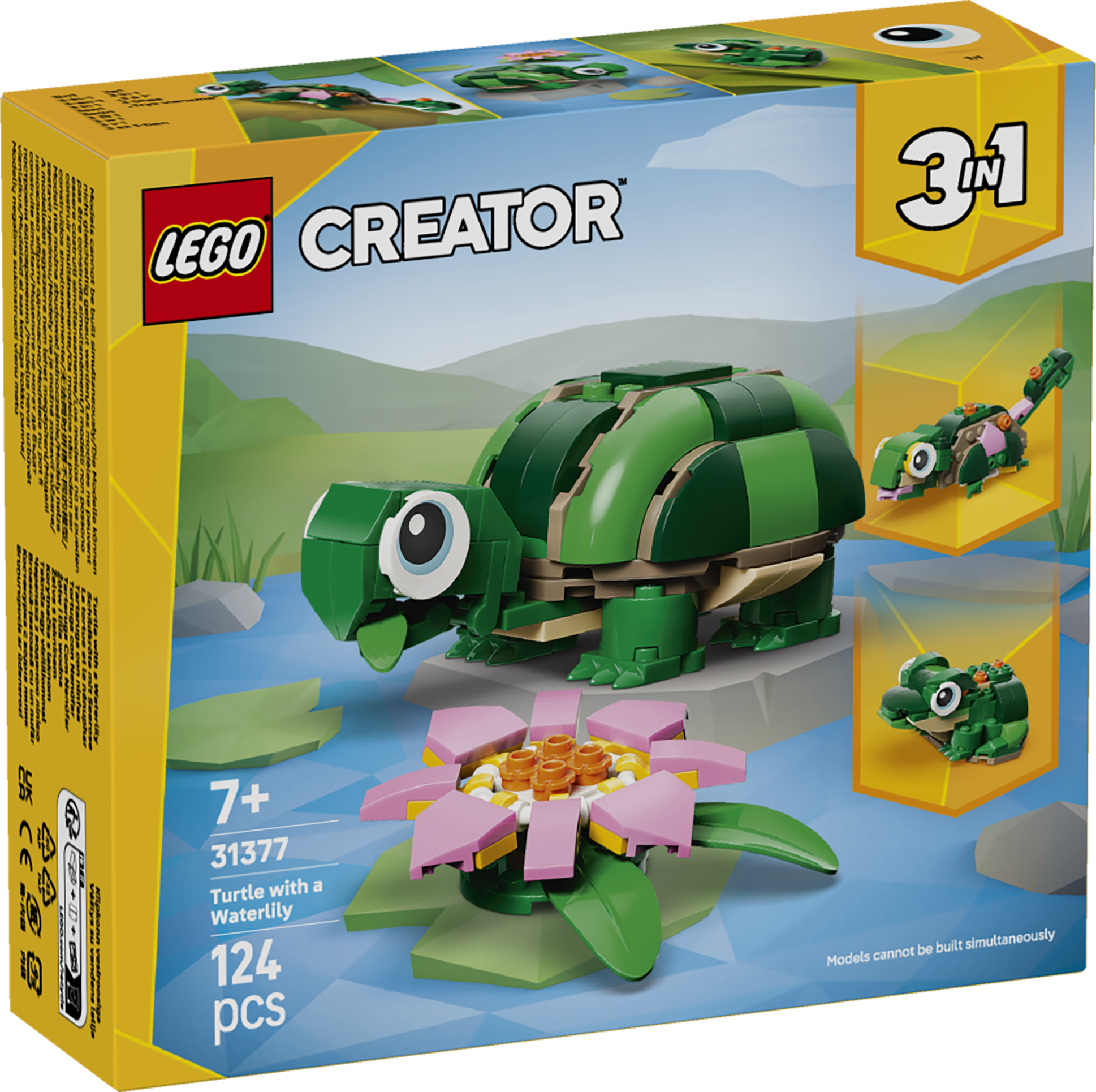 LEGO® 31377 Turtle with a Water Lily Flower