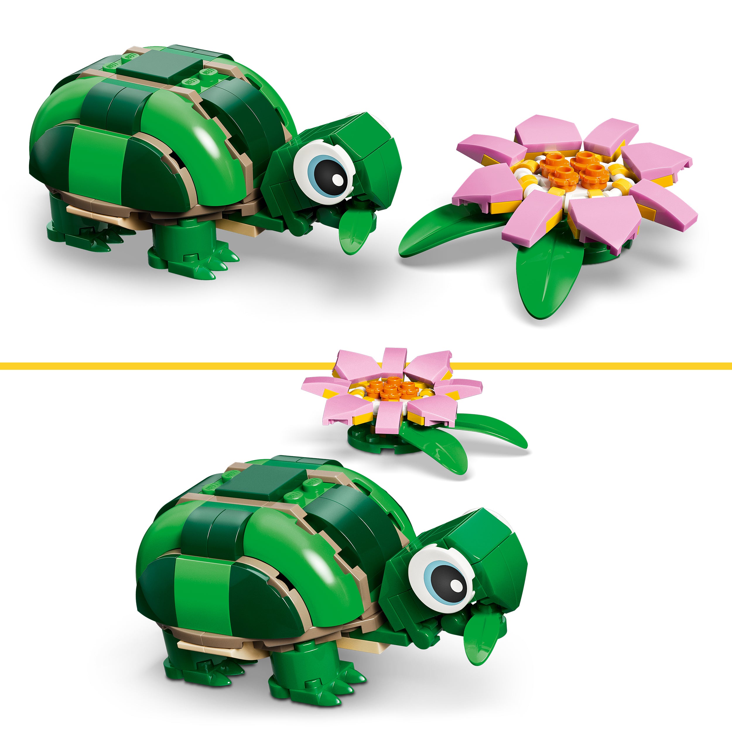 LEGO® 31377 Turtle with a Water Lily Flower