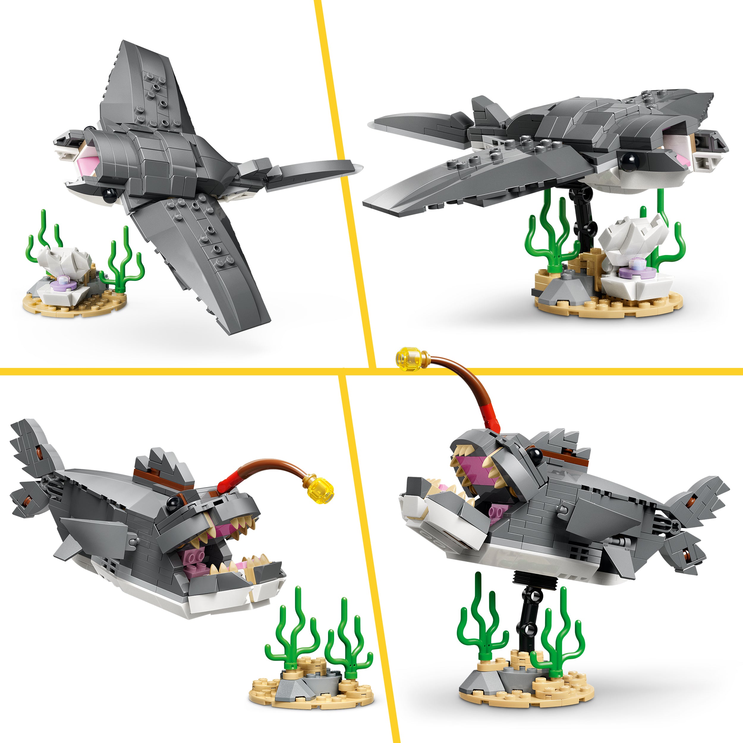 LEGO® 31381 Fierce Shark with a Treasure Chest