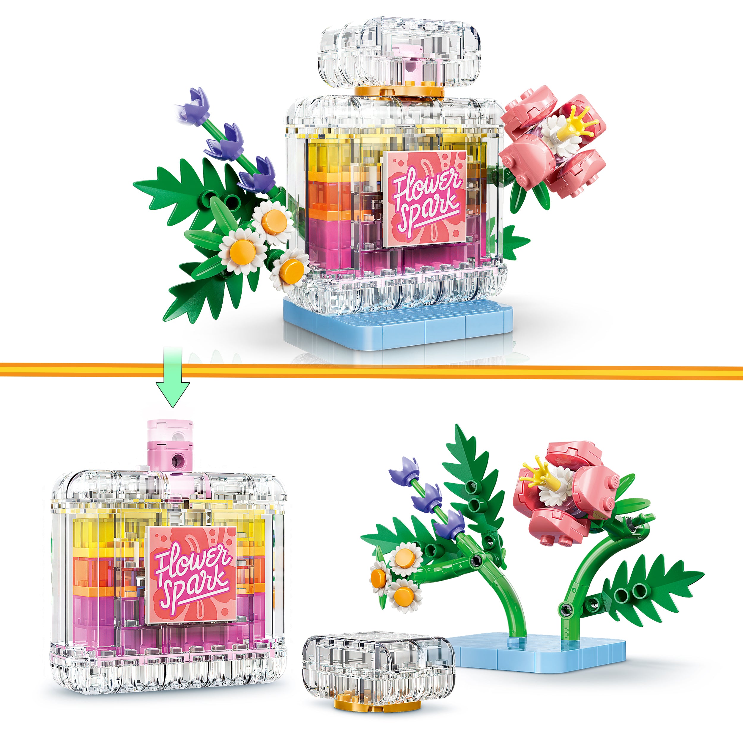 LEGO® 31383 Floral Decor Perfume Bottle