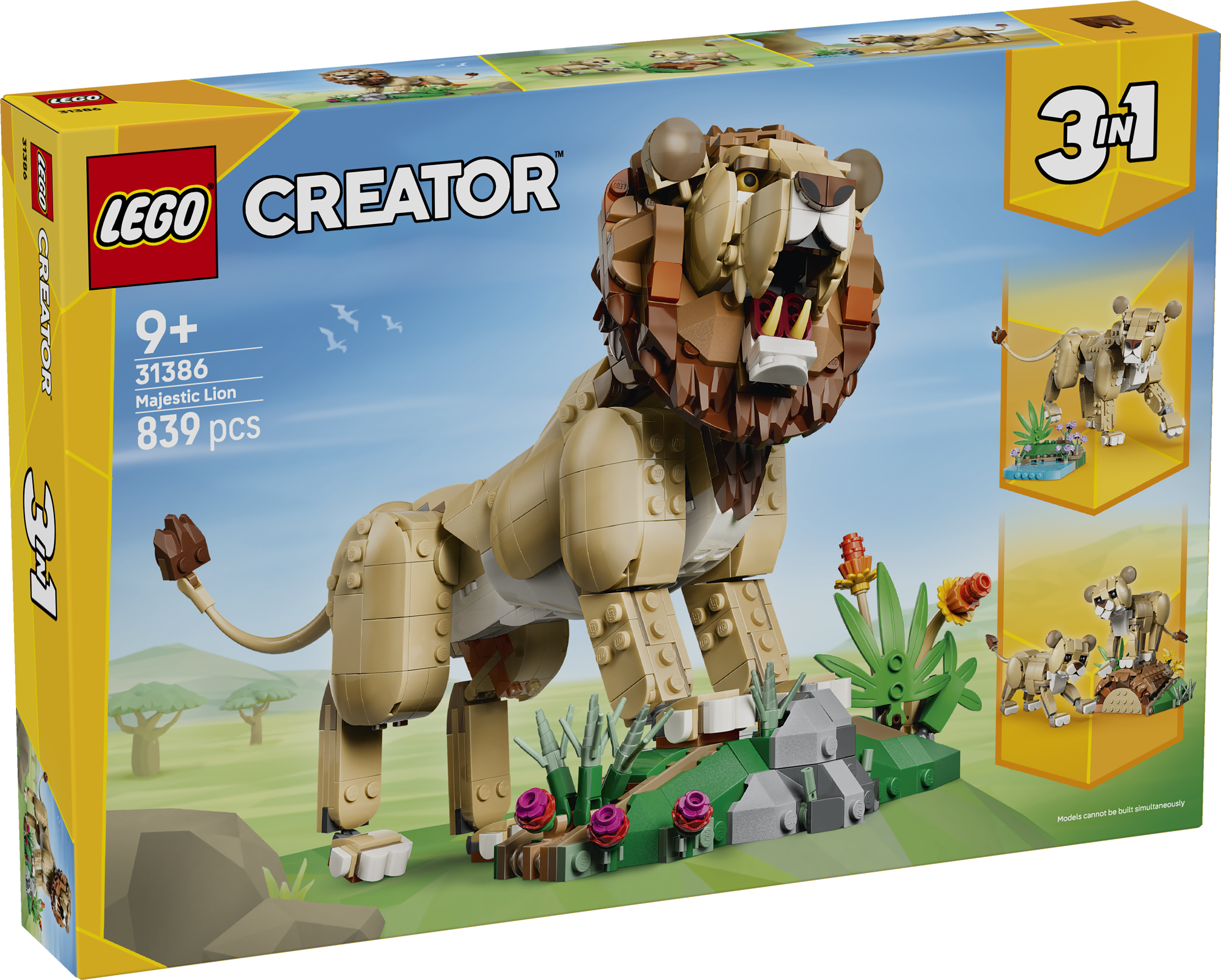 LEGO® 31386 Wild Animals: Majestic Lion