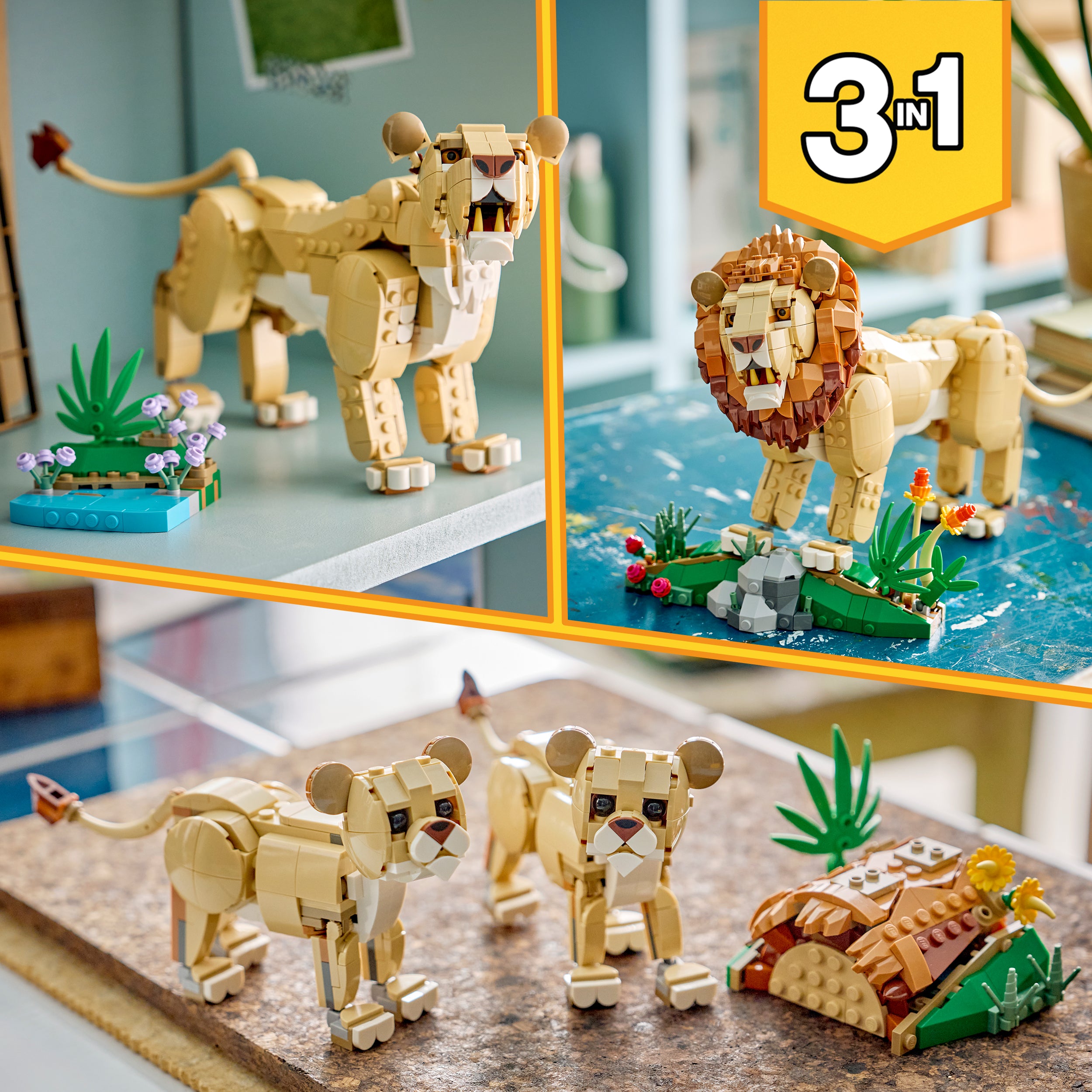 LEGO® 31386 Wild Animals: Majestic Lion