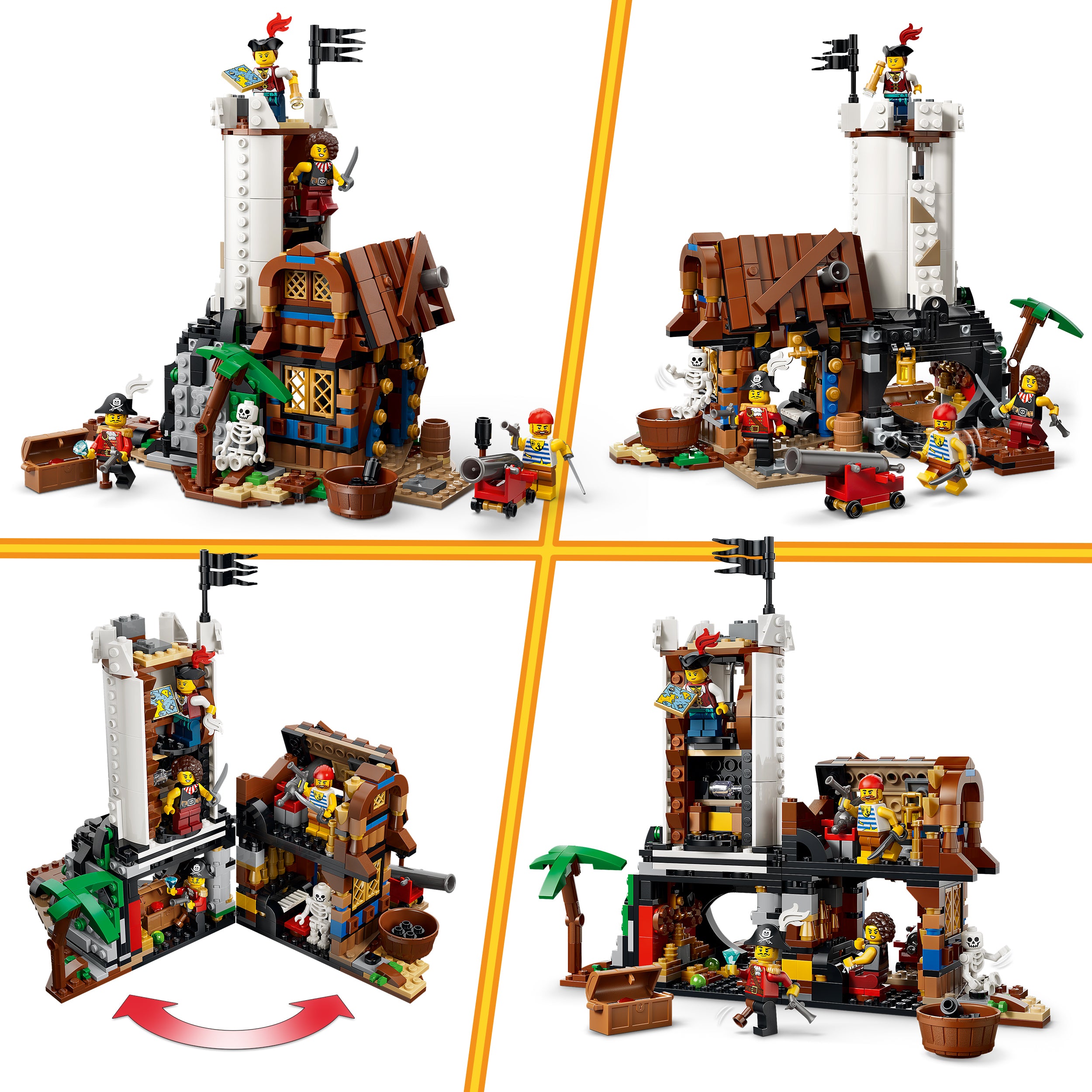LEGO® 31387 Iconic Pirate Ship
