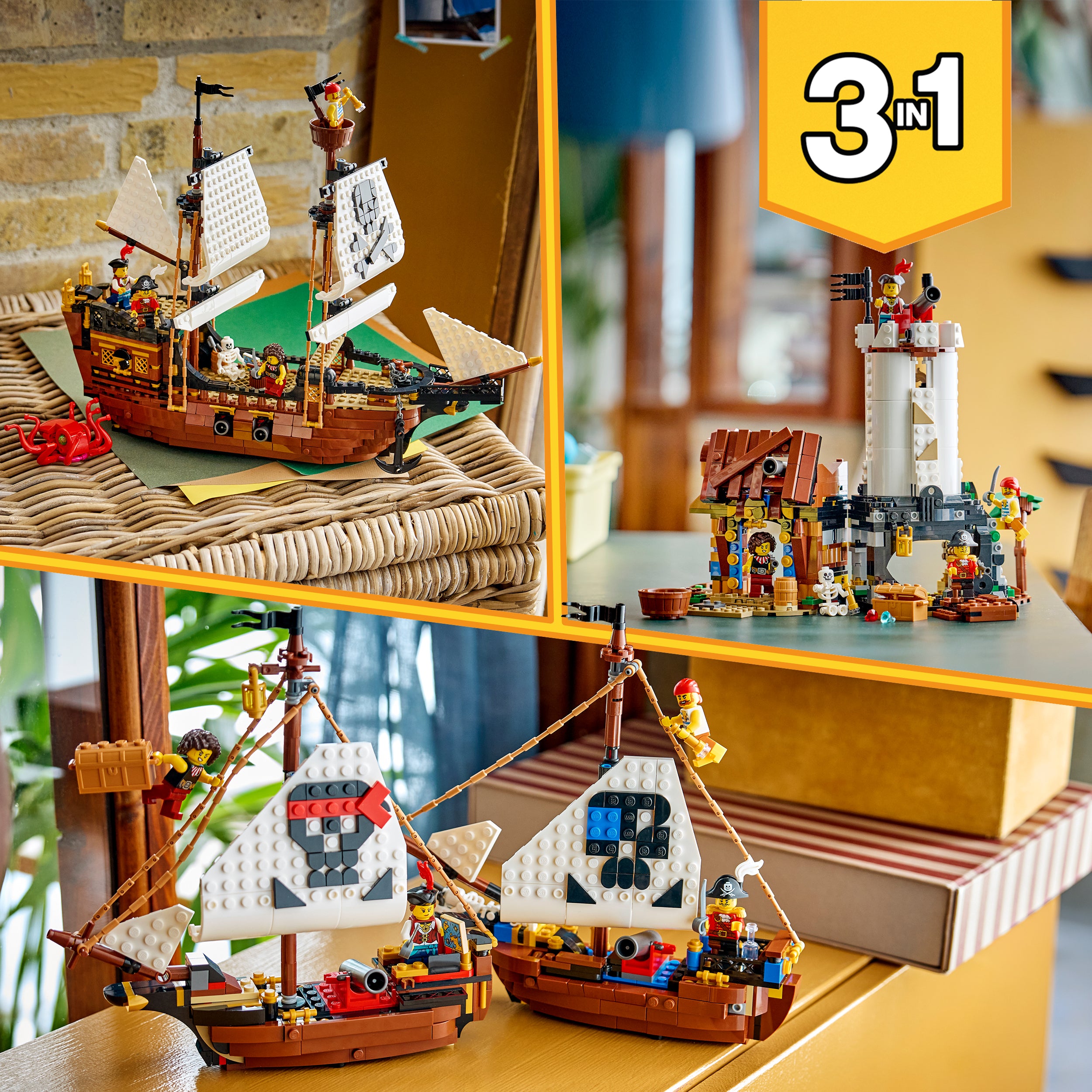 LEGO® 31387 Iconic Pirate Ship