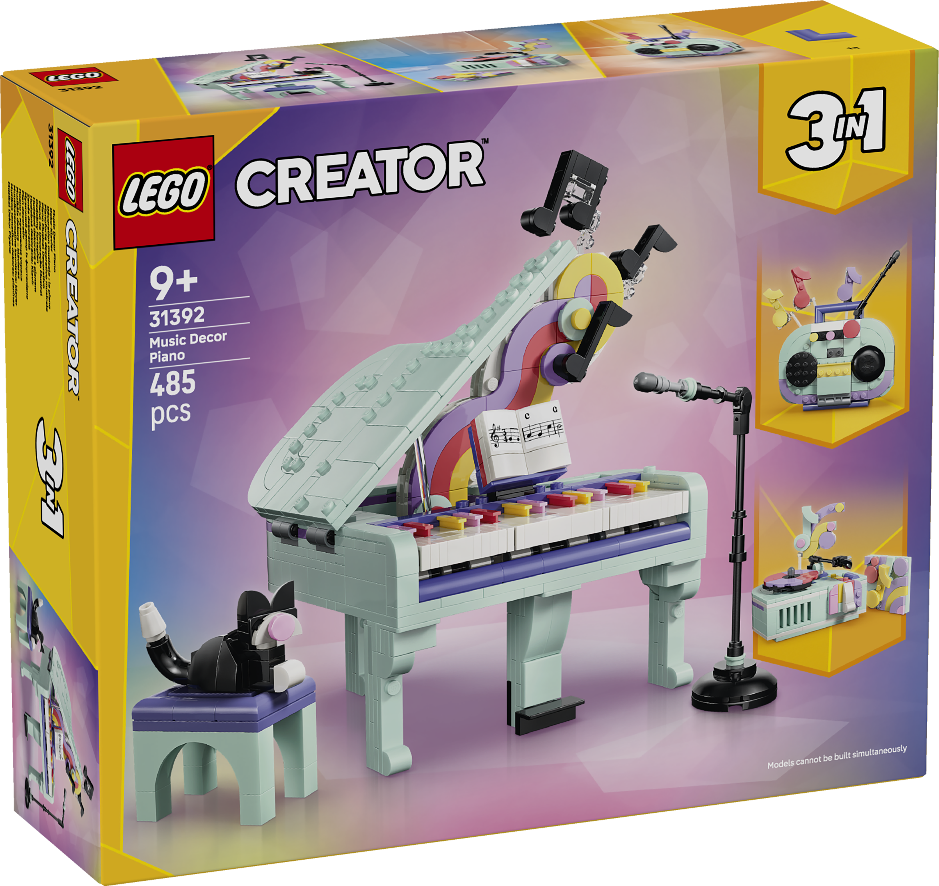 LEGO® 31392 Music Decor Piano with Cat