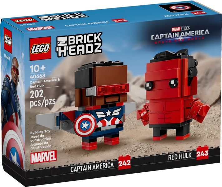 Captain America & Red Hulk (40668)
