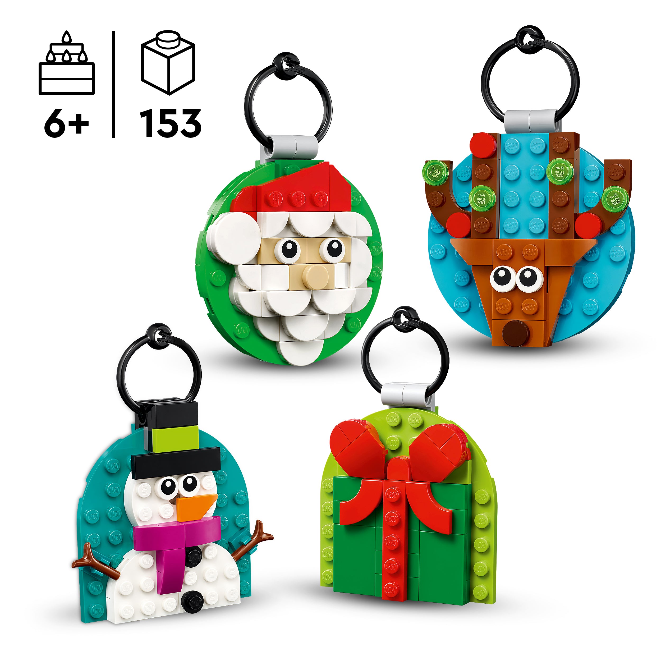 LEGO® 40744 Christmas Ornament Selection