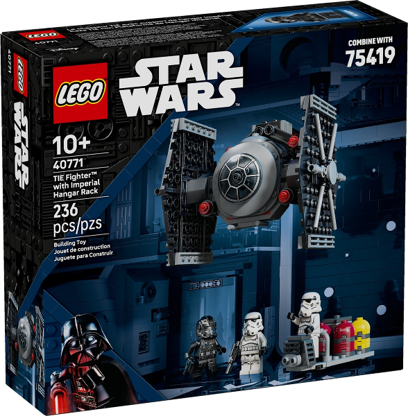 TIE Fighter with Imperial Hangar Rack (40771)