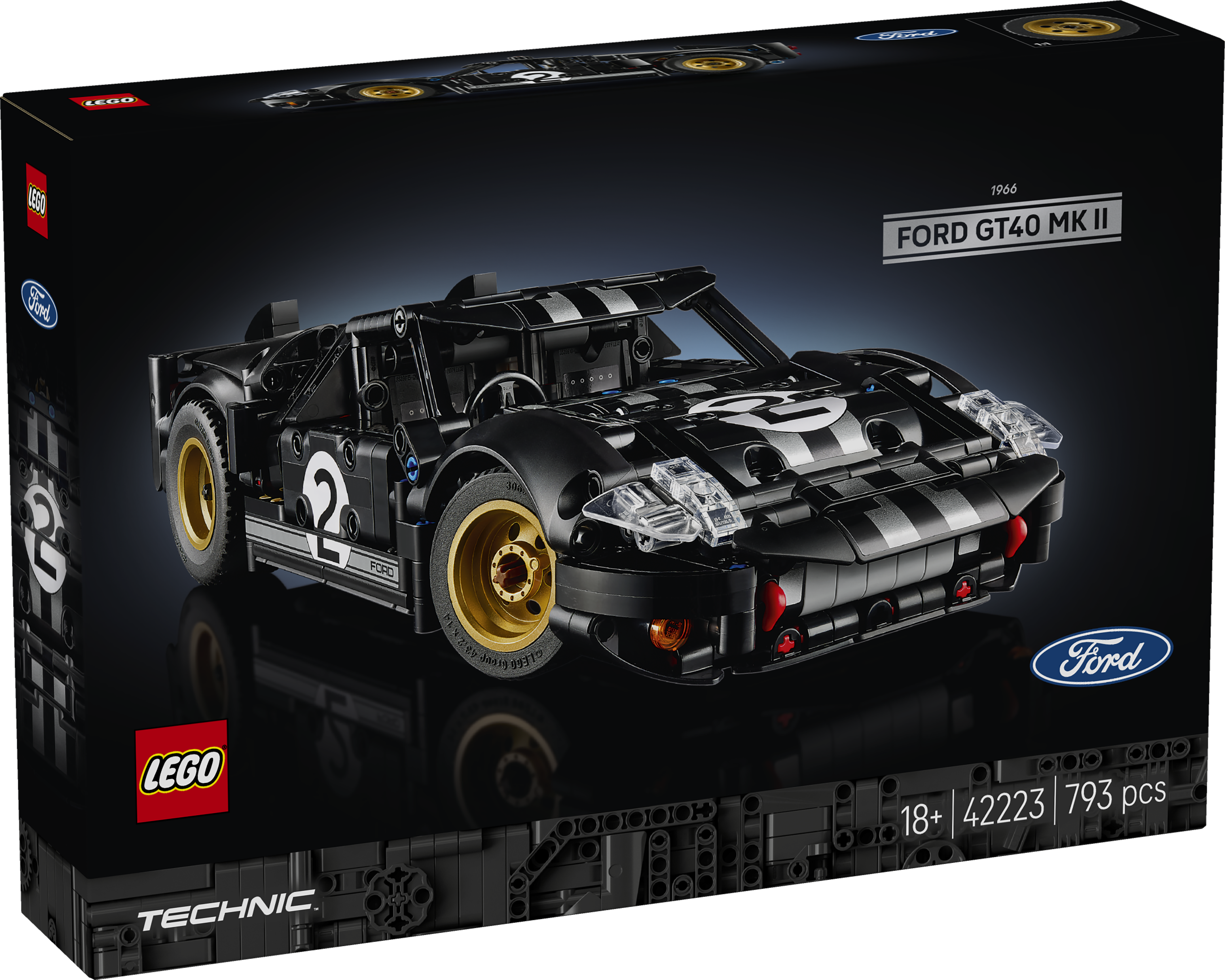 LEGO® 42223 1966 Ford GT40 MKII Race Car