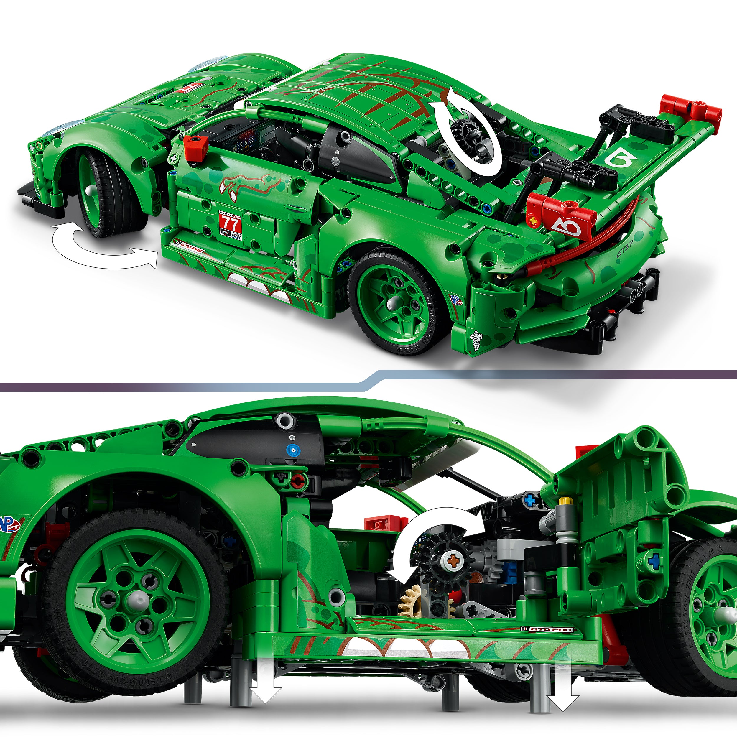 LEGO® 42224 Porsche 911 GT3 R REXY AO Racing Car